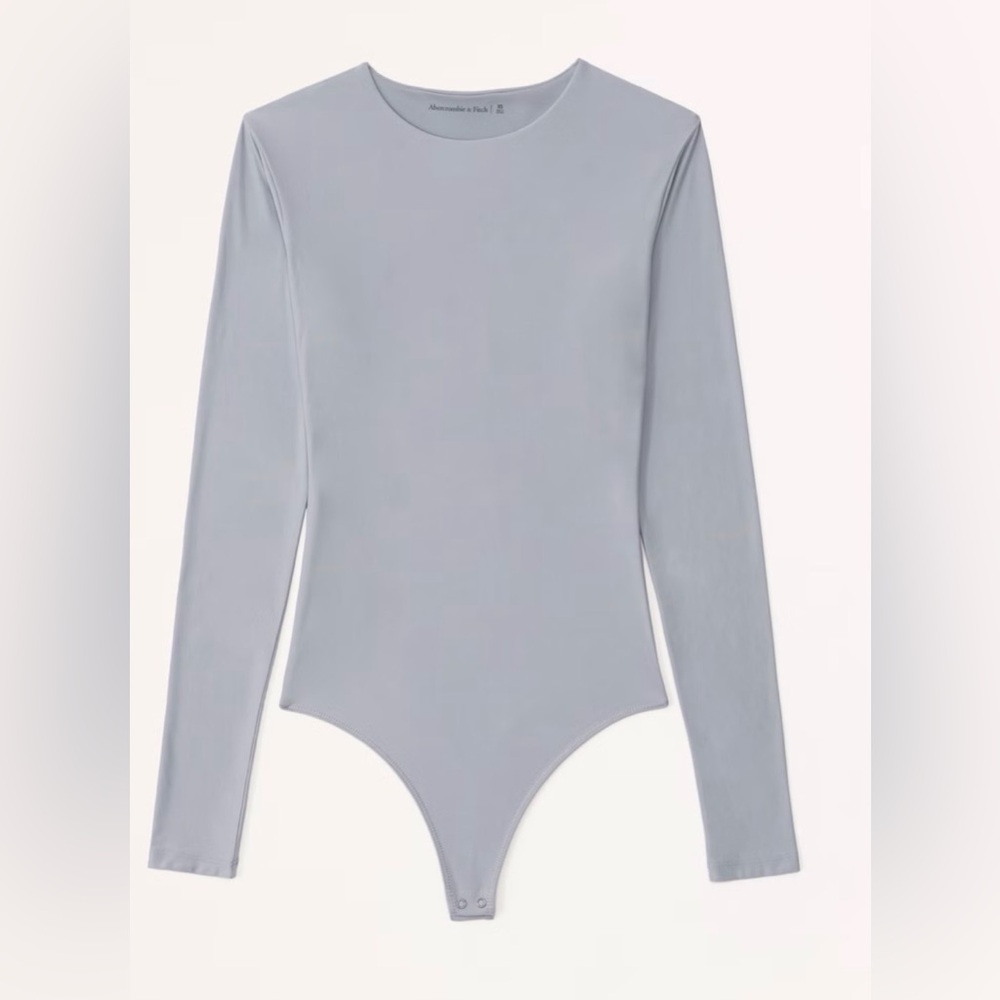 Abercrombie & Fitch Soft Matte Seamless Long‑Sleeve bodysuit